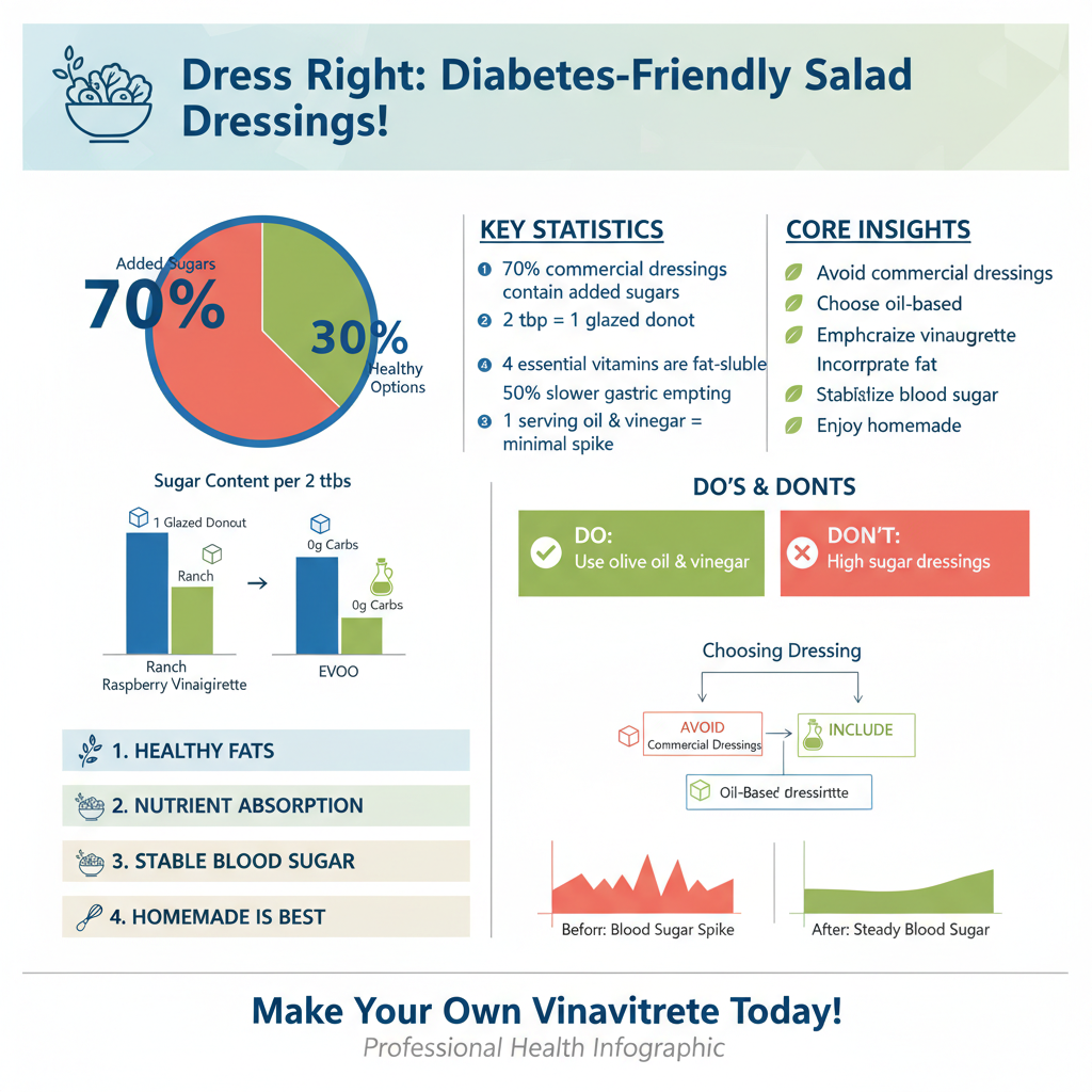 best salad dressing for diabetics - Data Infographic and Statistics