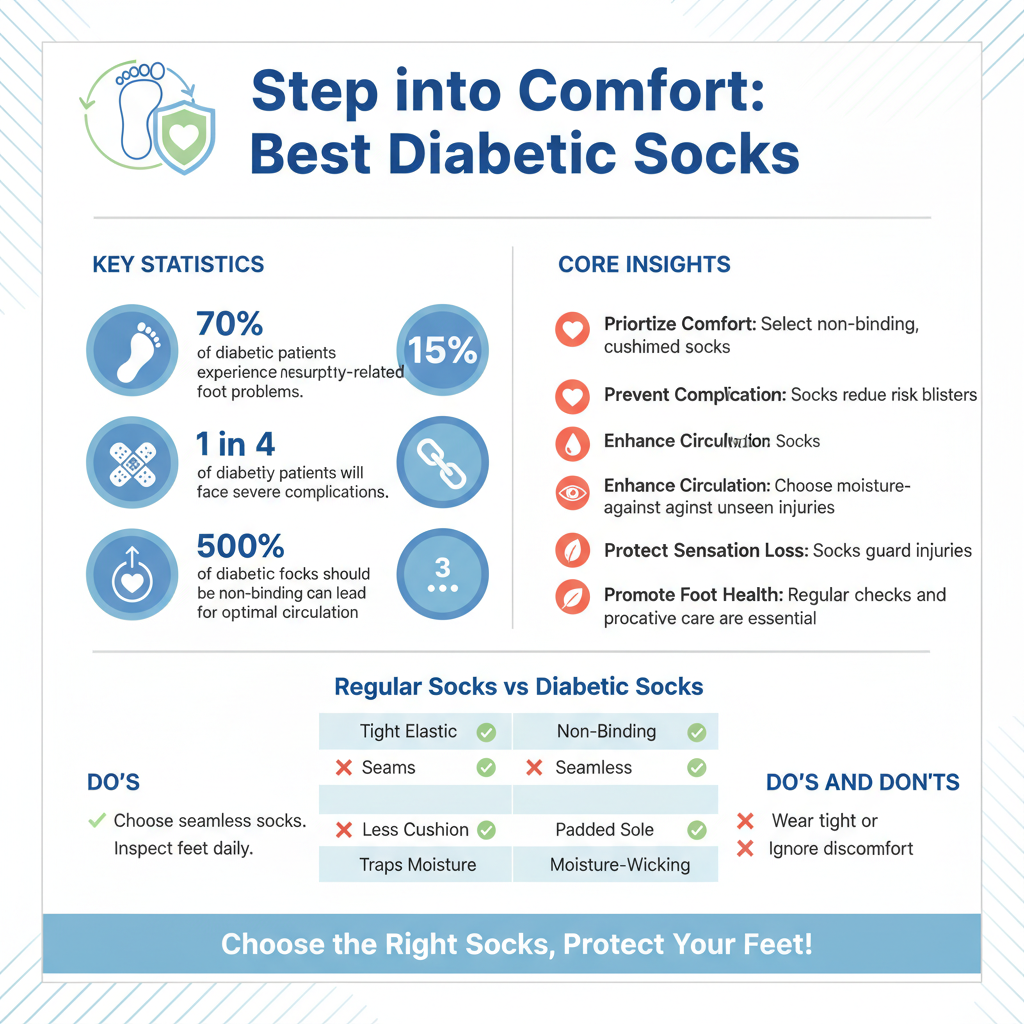 best socks for diabetic neuropathy - Data Infographic and Statistics