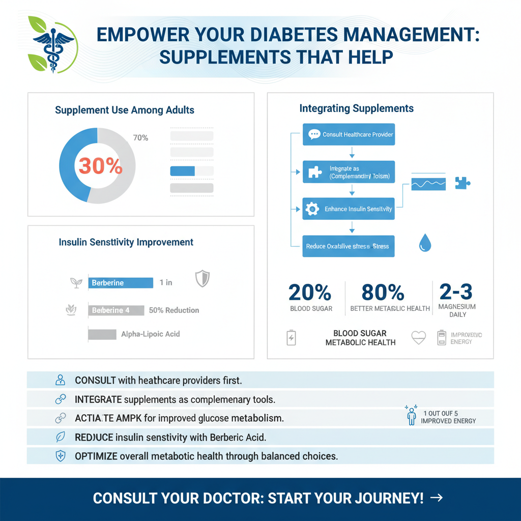 best supplements for diabetes 2 - Data Infographic and Statistics