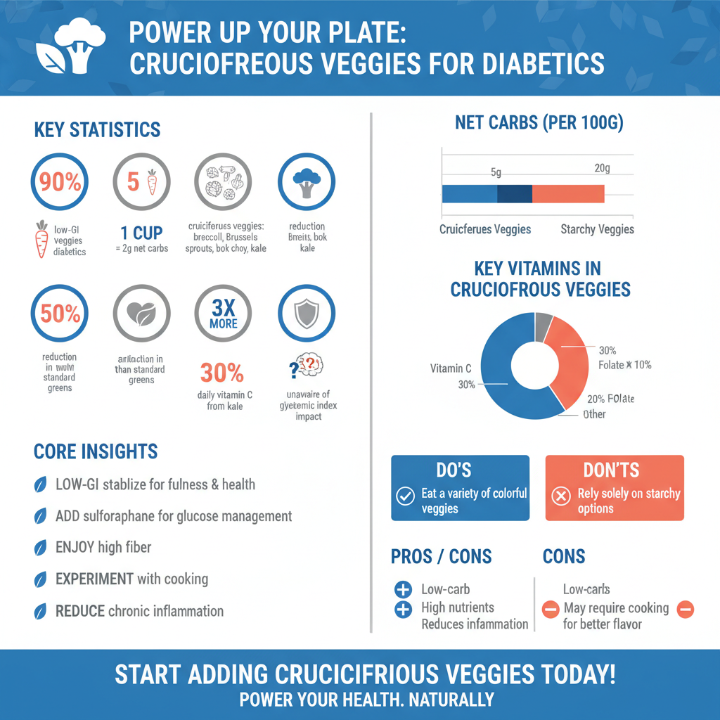 best veggies for diabetics - Data Infographic and Statistics