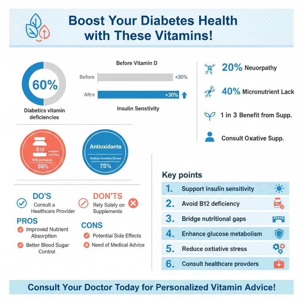 best vitamins for diabetics - Data Infographic and Statistics