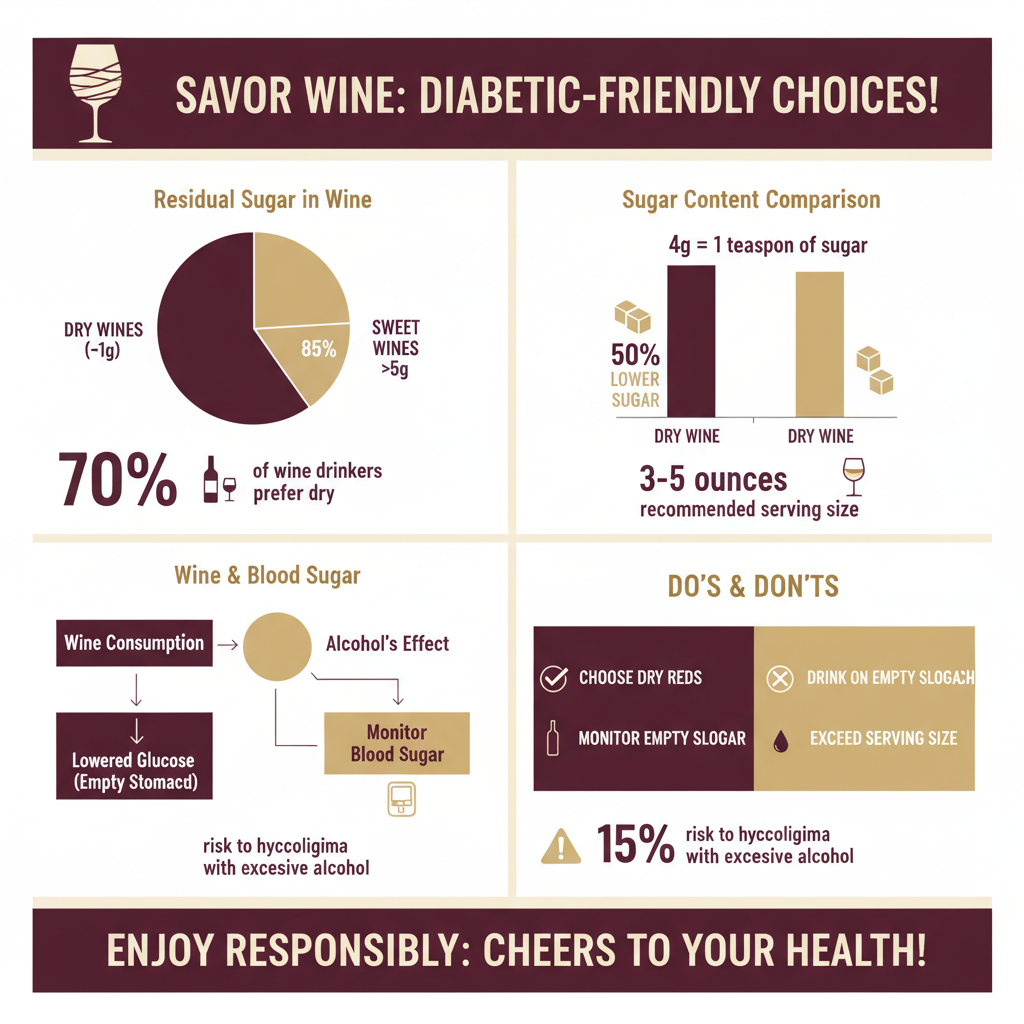 best wine for diabetics - Data Infographic and Statistics