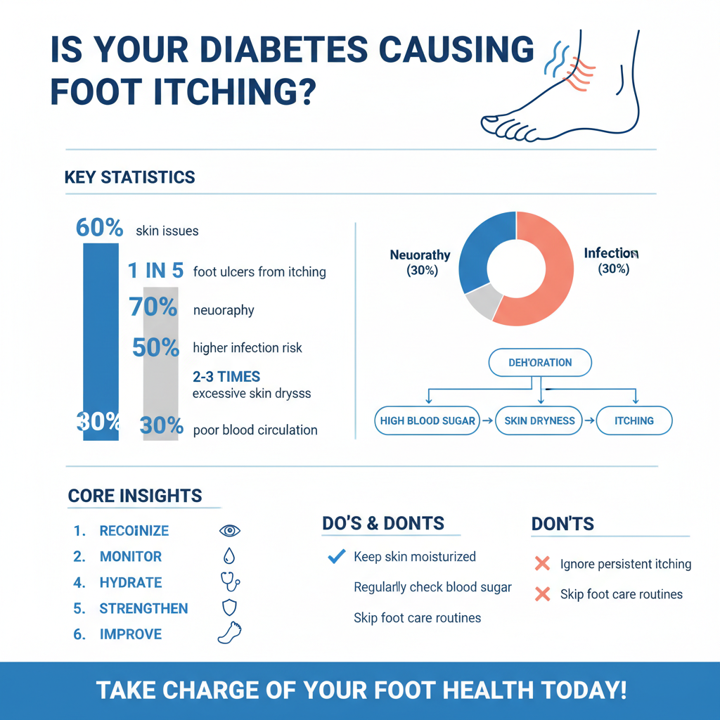 does diabetes cause the top of your feet to itch - Data Infographic and Statistics