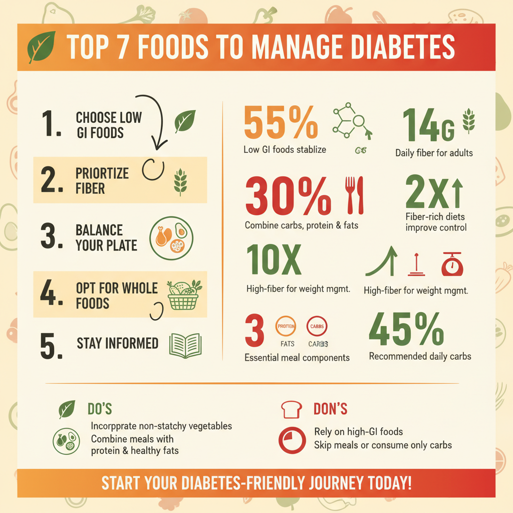 what are the best foods for diabetics - Data Infographic and Statistics