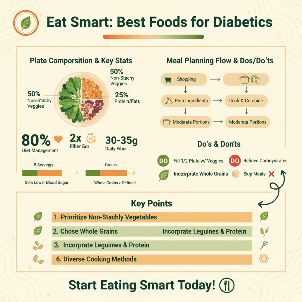 what food is best for diabetics - Data Infographic and Statistics