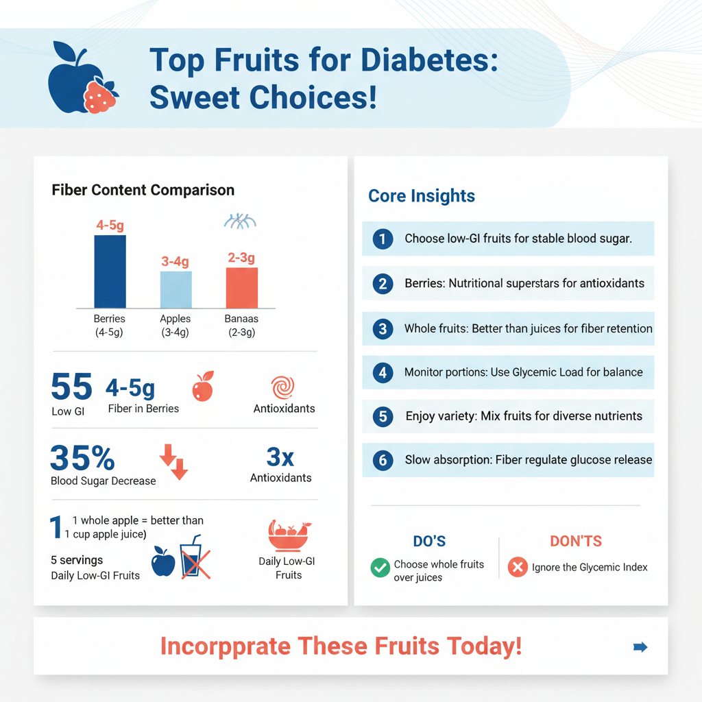 what fruit is best for diabetics - Data Infographic and Statistics