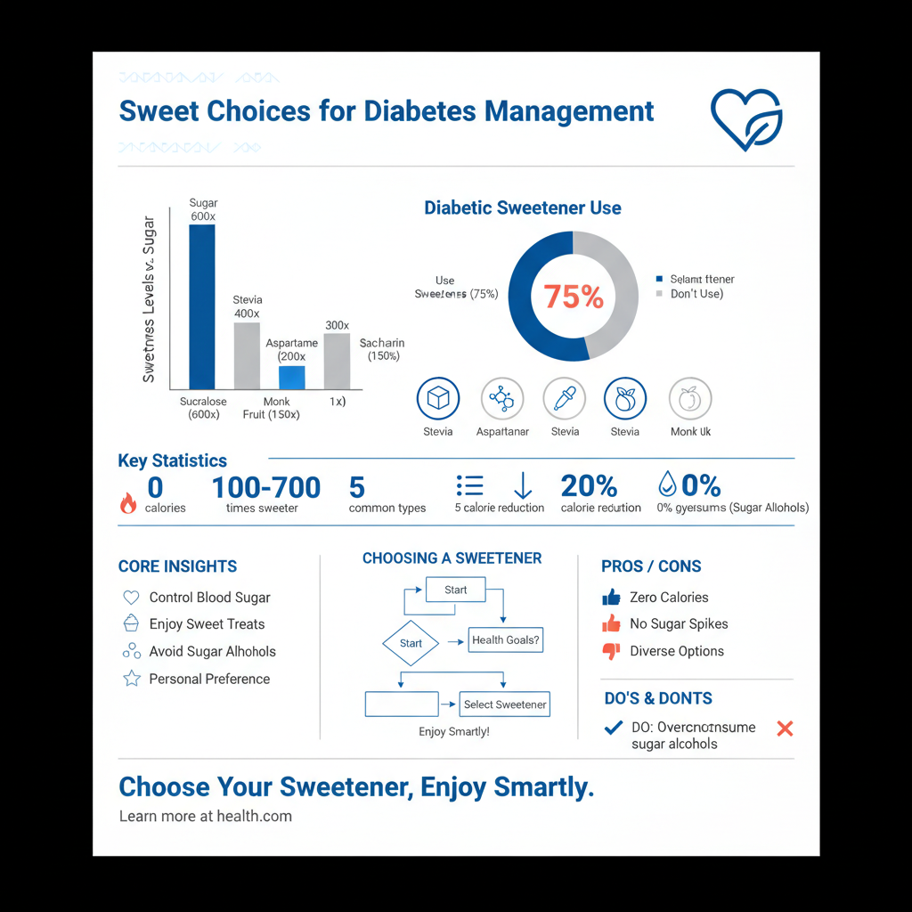 what is the best artificial sweetener for a diabetic - Data Infographic and Statistics