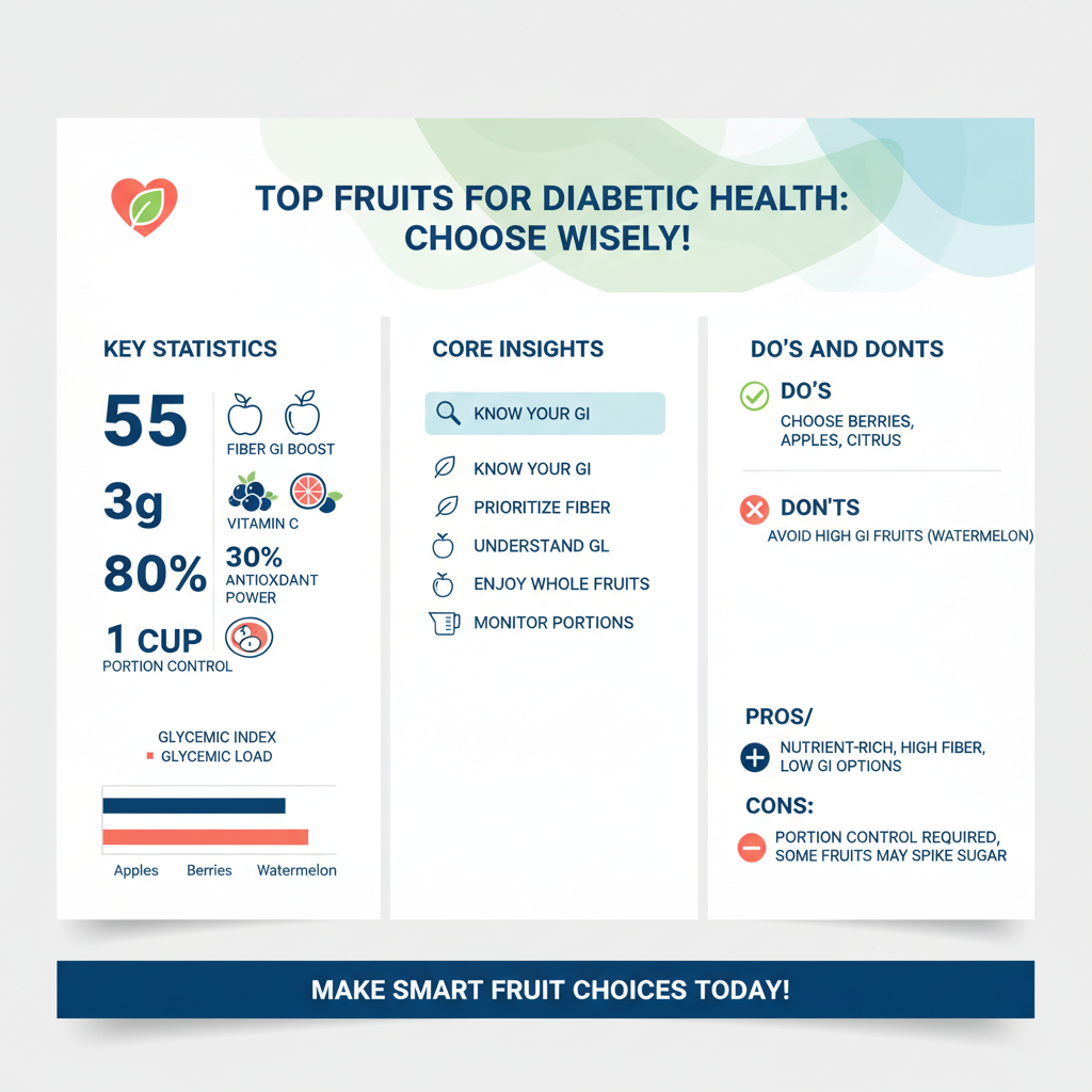 what is the best fruit for a diabetic - Data Infographic and Statistics