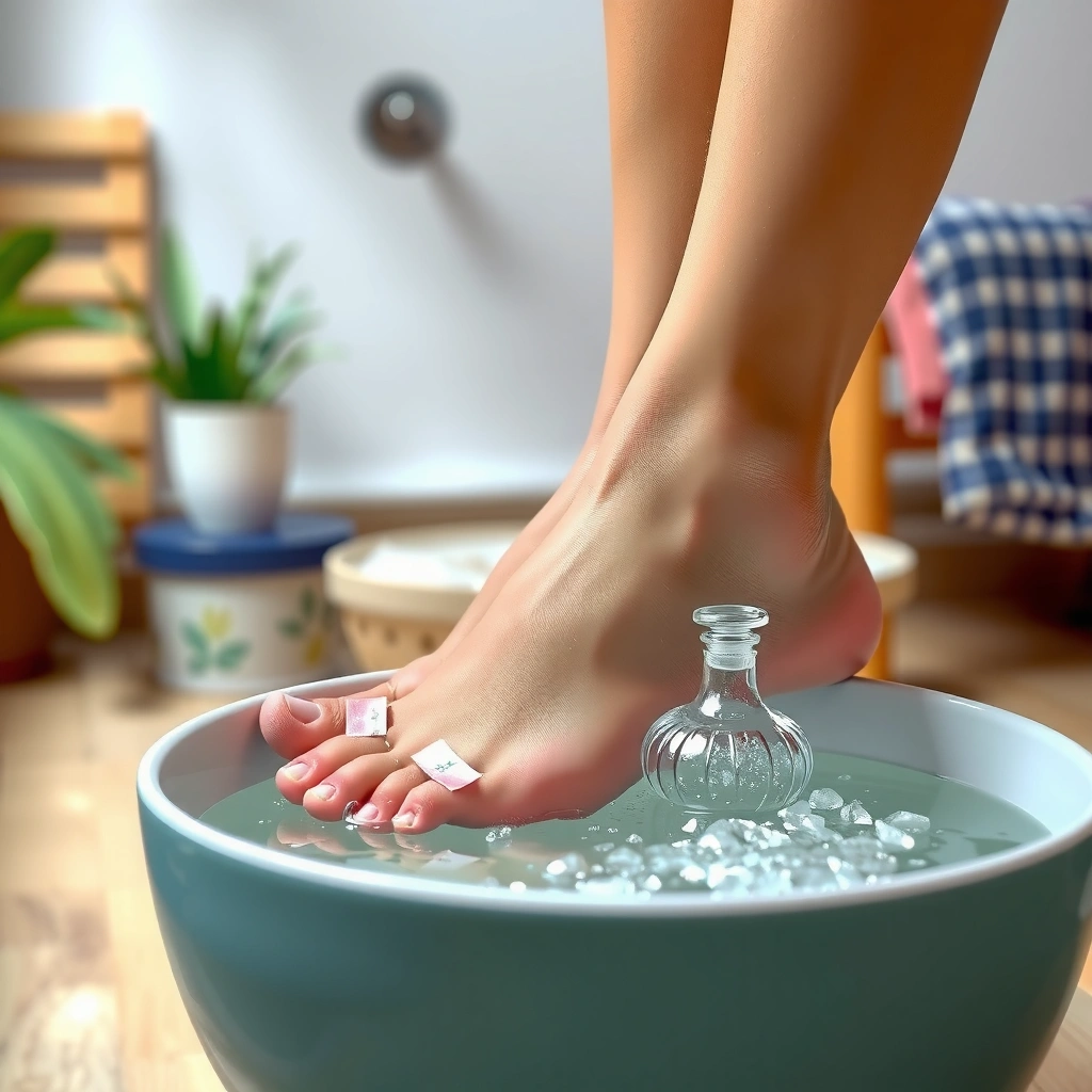 Lukukwarm Water - best foot soak for diabetic feet