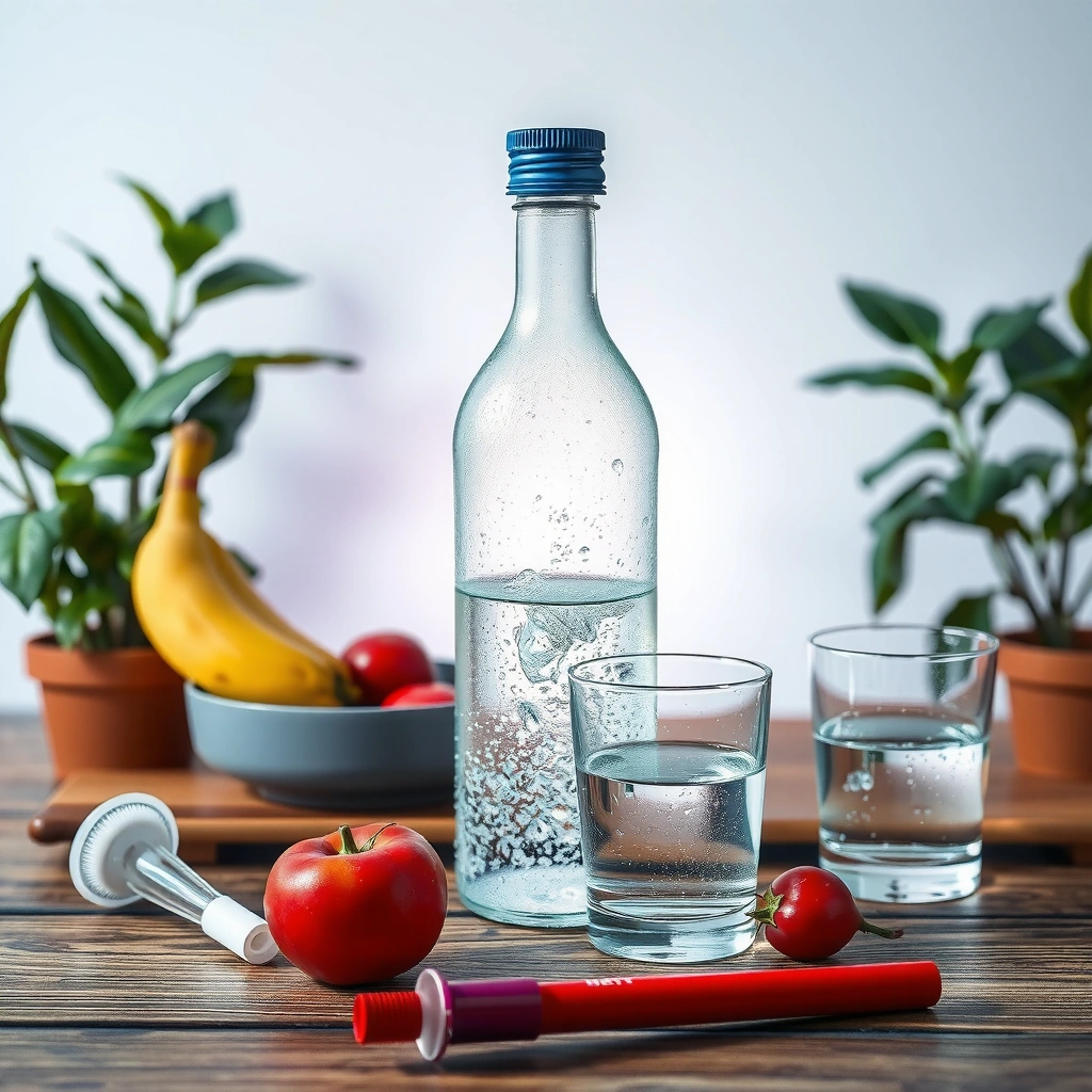 Plain Water - best water for diabetics