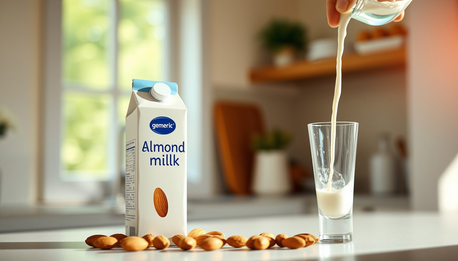 Selection of almond milk brands suitable for diabetics, highlighting health-conscious choices.