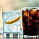 A selection of drinks suitable and unsuitable for Type 2 Diabetes management.