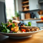 An assortment of foods categorized as best and worst for diabetics, highlighting healthy choices and foods to avoid.