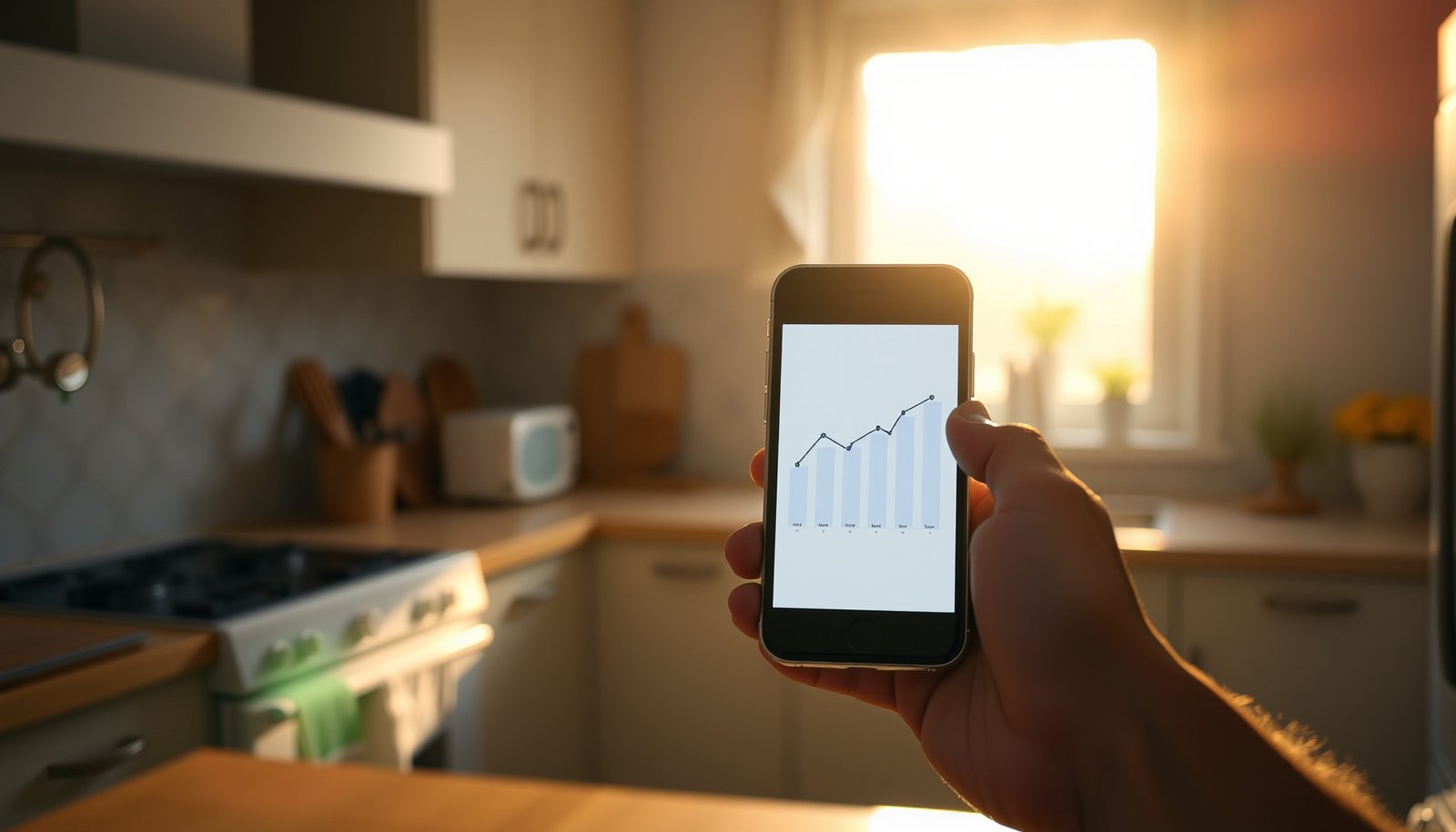 A smartphone displaying the best app for managing pre diabetes and tracking health.