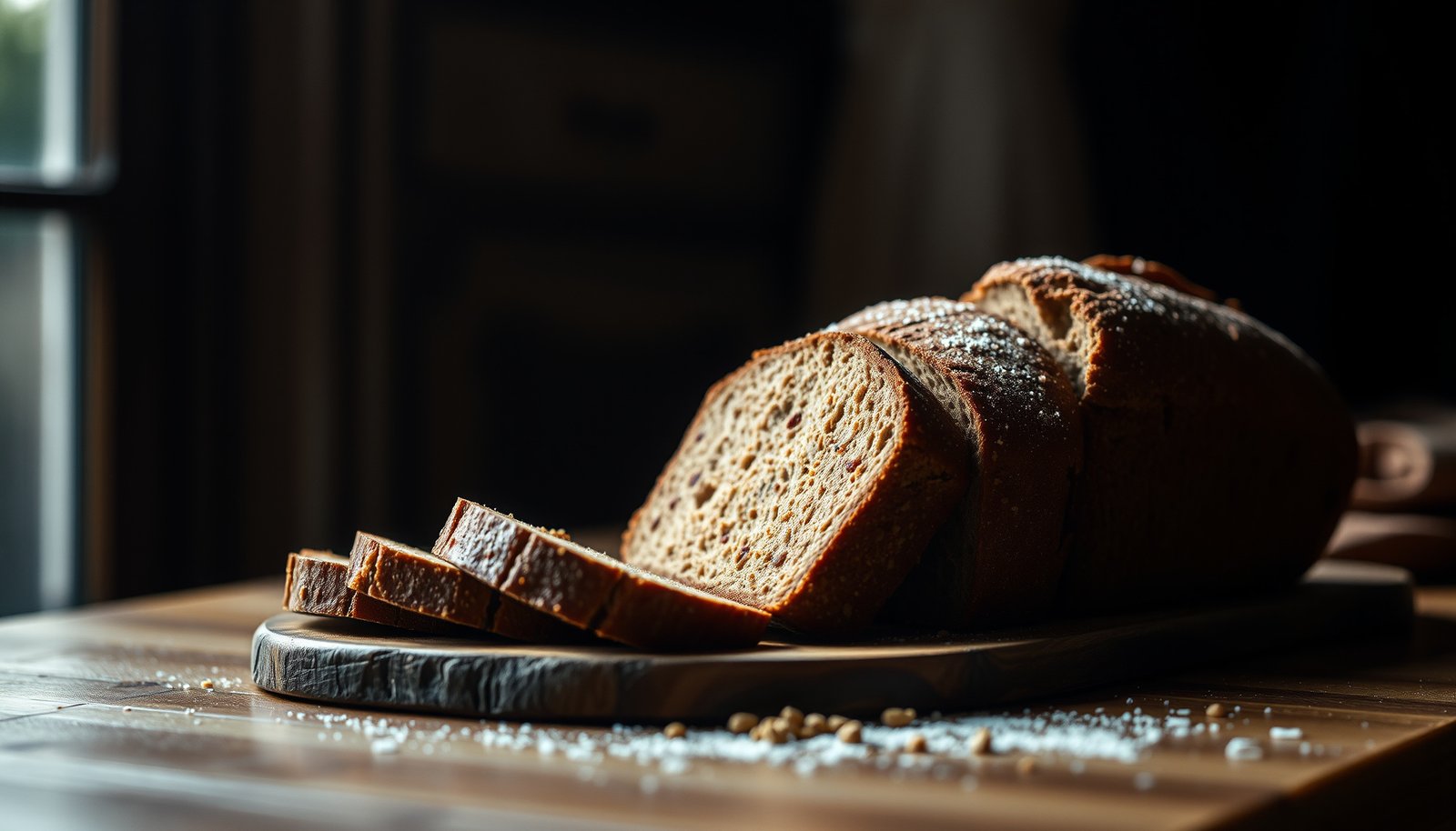 A selection of brown bread options suitable for diabetics with nutritional information.