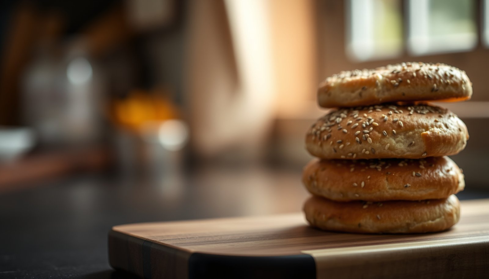 Selection of lower-carb, higher-fiber burger buns suitable for diabetics