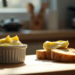 Various butter spreads suitable for diabetics displayed on a table