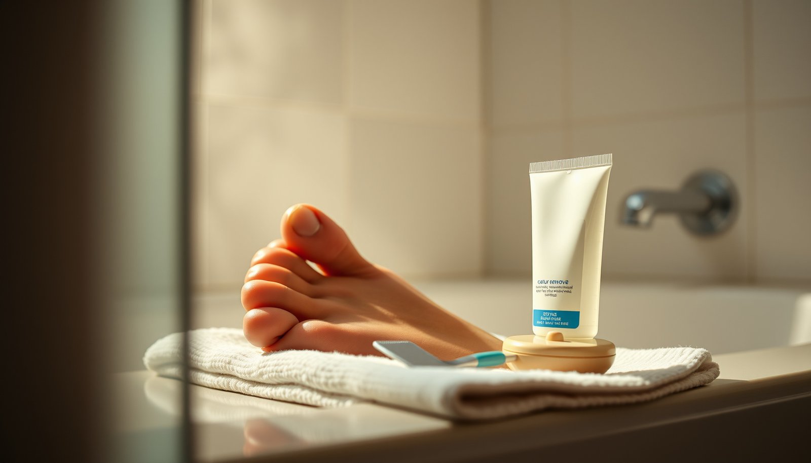 A selection of safe callus removers for diabetics to maintain foot health.