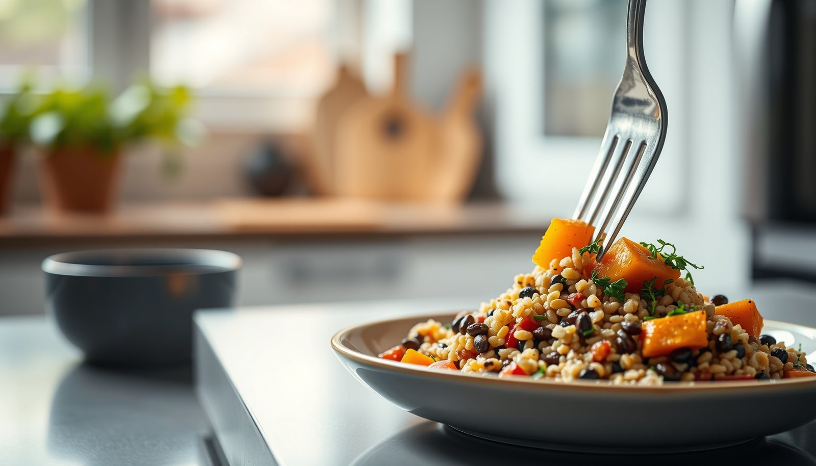 A selection of healthy carbohydrates suitable for individuals with Type 2 diabetes.