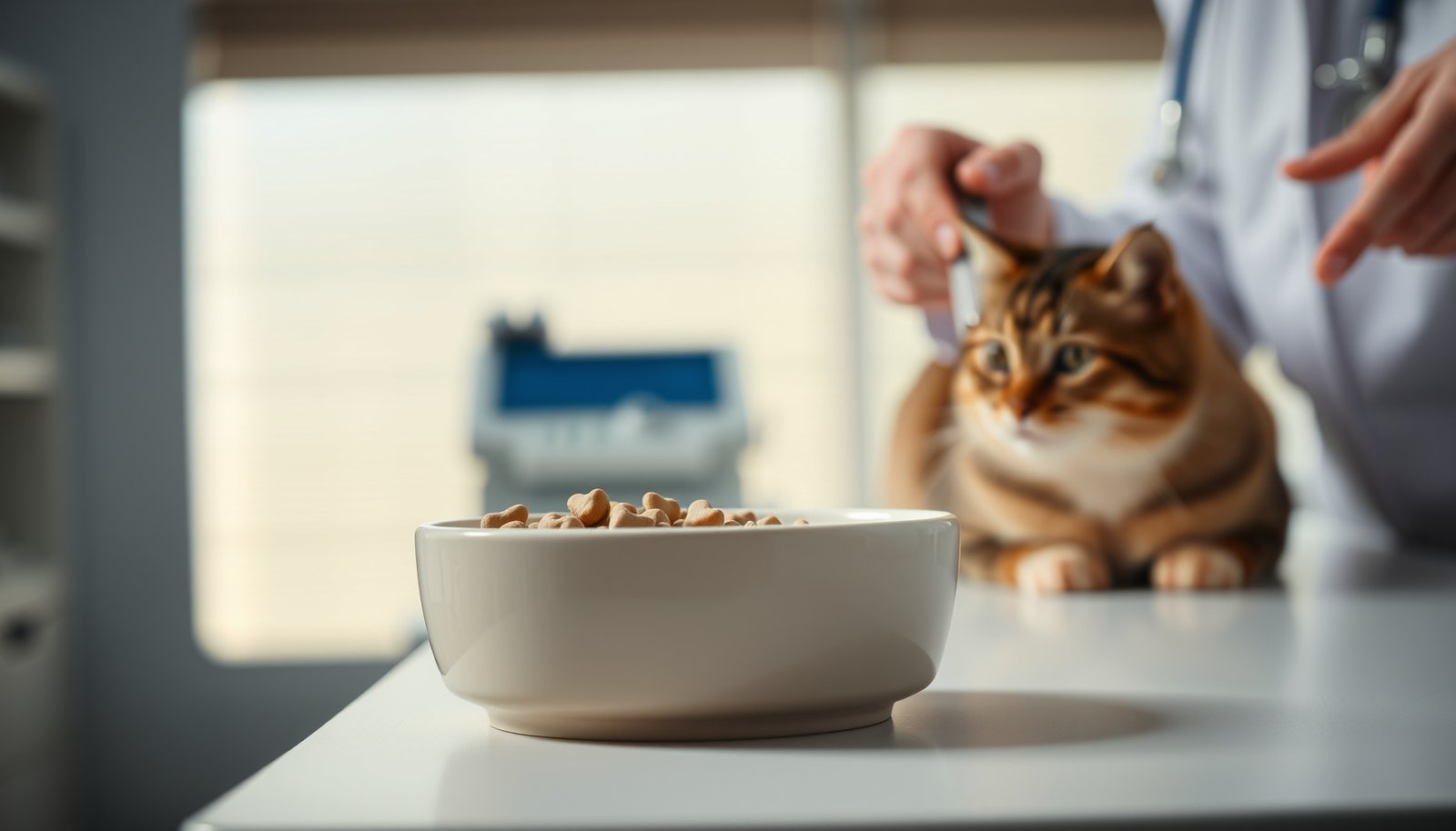 Vet-approved cat food options for managing diabetes and kidney disease in cats.