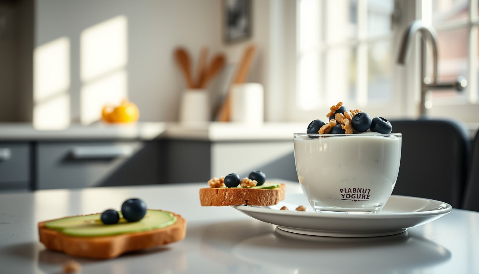 A selection of healthy breakfast options for diabetics, featuring low-sugar and nutritious foods.