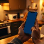 A smartphone displaying the best app for diabetics to track food intake and nutrition.