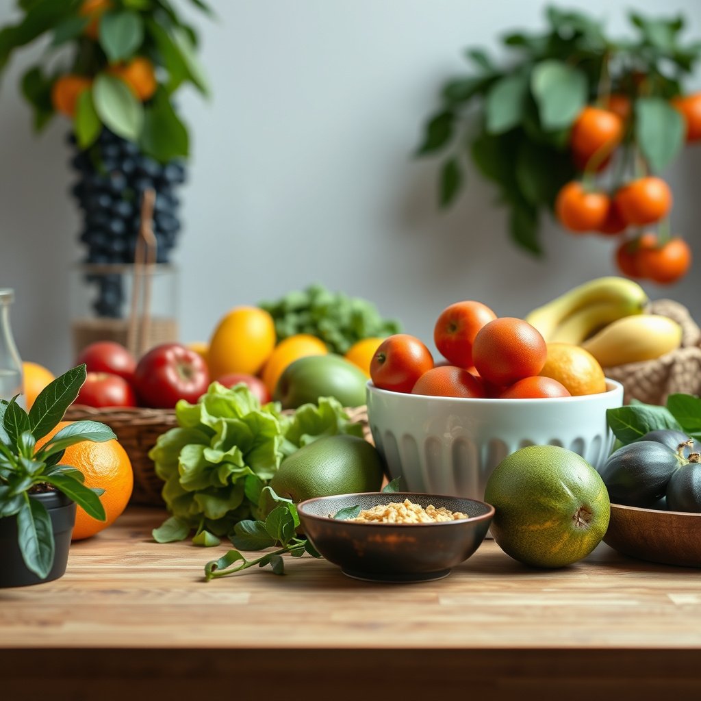 A selection of fruits with lower blood-sugar impact for diabetics, including berries and citrus fruits.