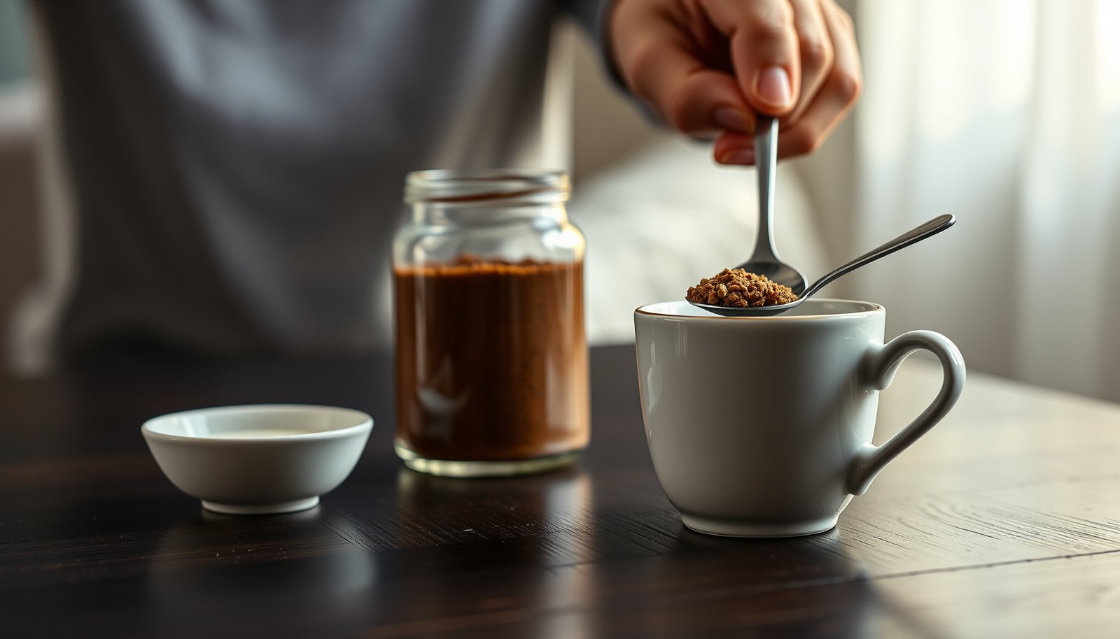 A selection of low-sugar instant coffee options suitable for diabetics.