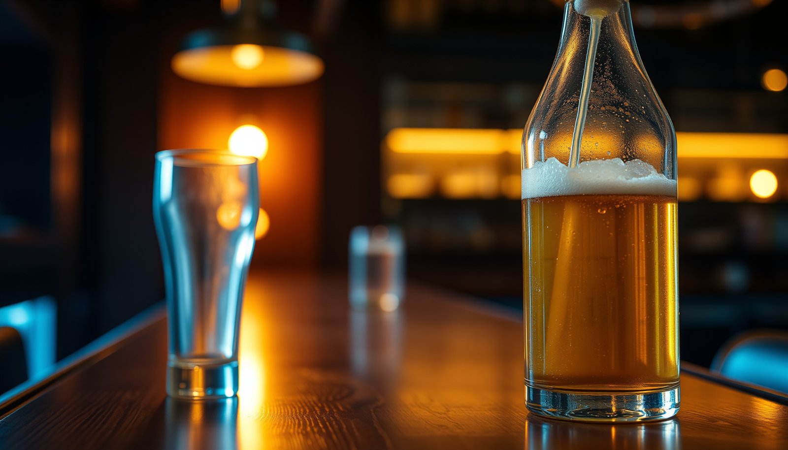 Selection of light beers suitable for diabetics, highlighting low-carb options.