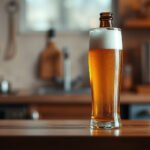 A selection of low-carb beers suitable for diabetics, showcasing their labels and nutritional information.