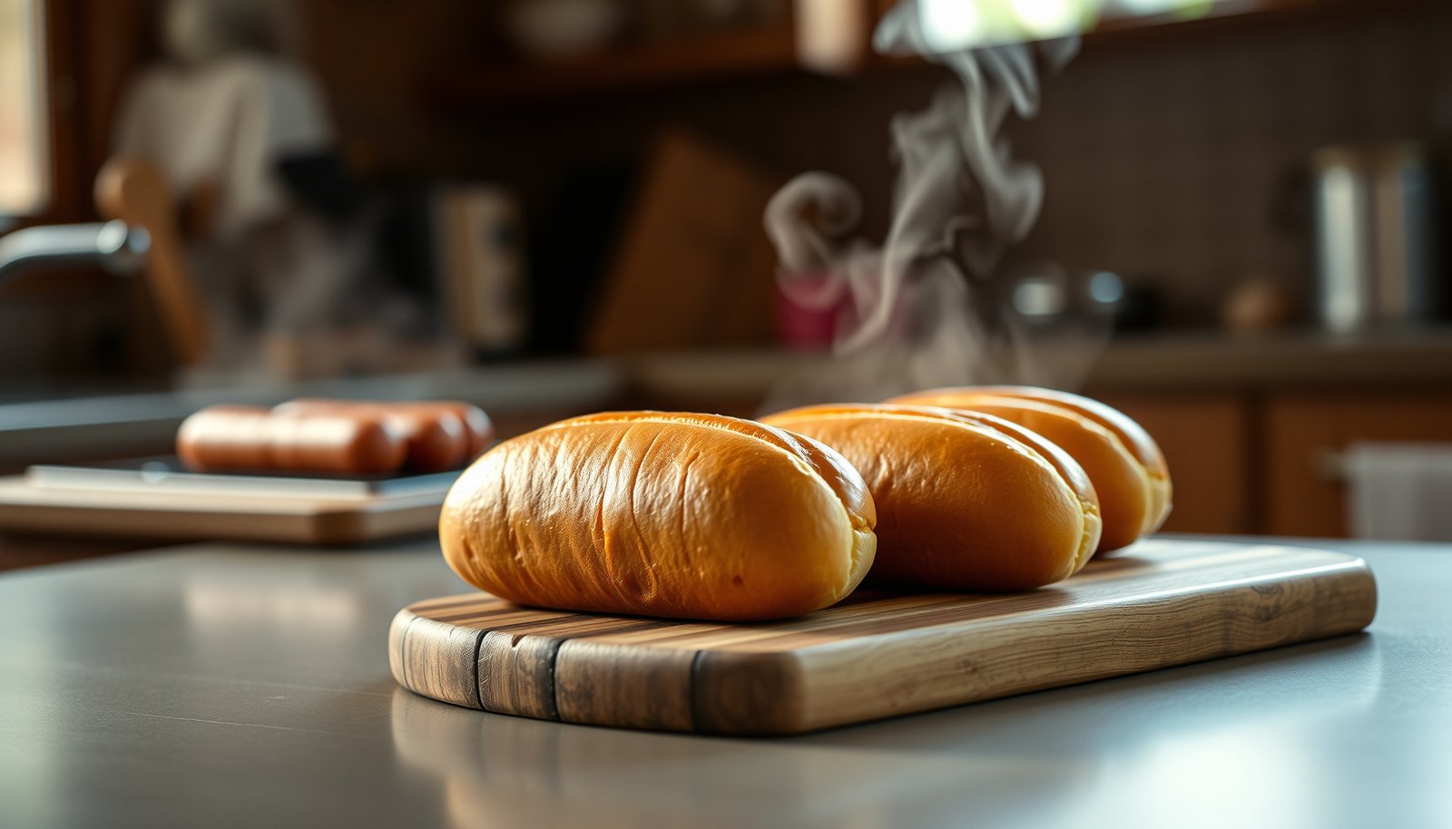 Selection of low-carb hot dog buns suitable for diabetics, highlighting healthier options.