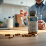 Multivitamins for men over 60 with diabetes, featuring various supplement bottles.