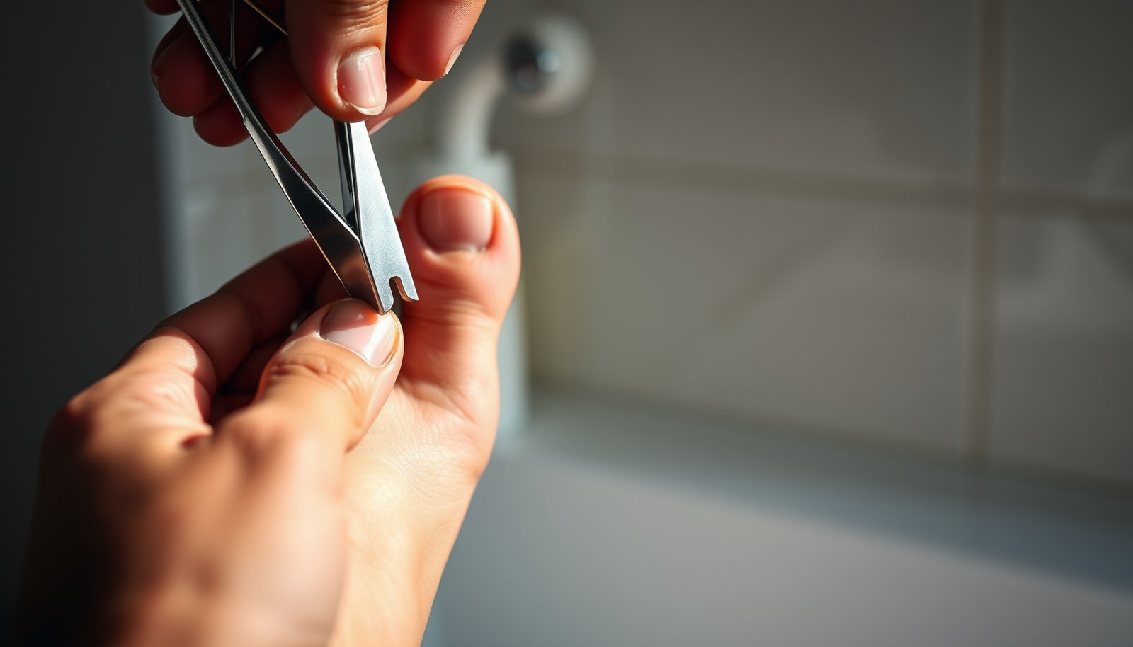 A selection of nail clippers designed for diabetics, featuring ergonomic handles and safety designs for thick nails.