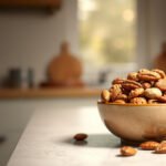 A variety of nuts suitable for diabetes management, highlighting blood sugar-friendly options.