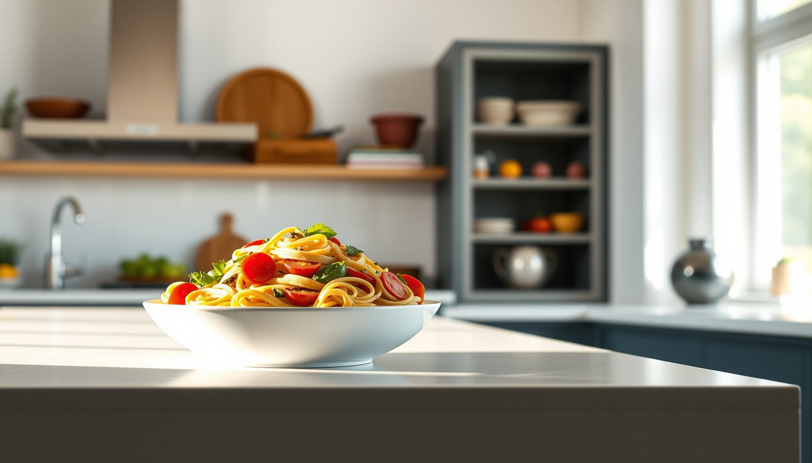 Various pasta brands suitable for diabetics displayed on a wooden table.