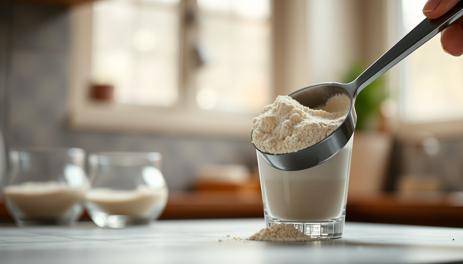 Selection of protein powders suitable for weight gain in diabetes management.