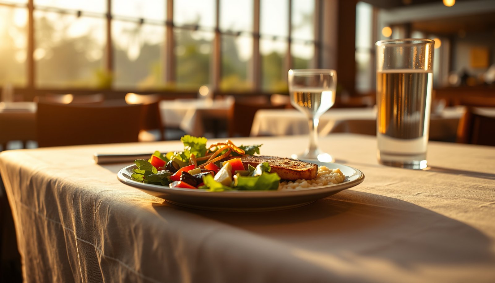Image showcasing top restaurant choices for diabetics focused on smart blood sugar management.