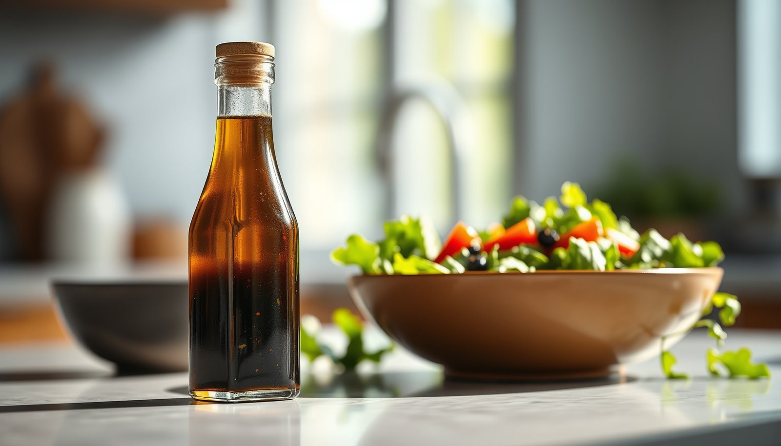 Selection of healthy salad dressings suitable for Type 2 diabetics, featuring low-sugar options.