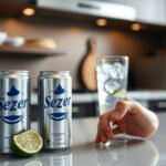 Selection of low-sugar, zero-carb seltzers suitable for diabetics.