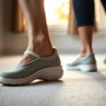 Comfortable and safe shoes for women with diabetes and neuropathy, promoting foot health.