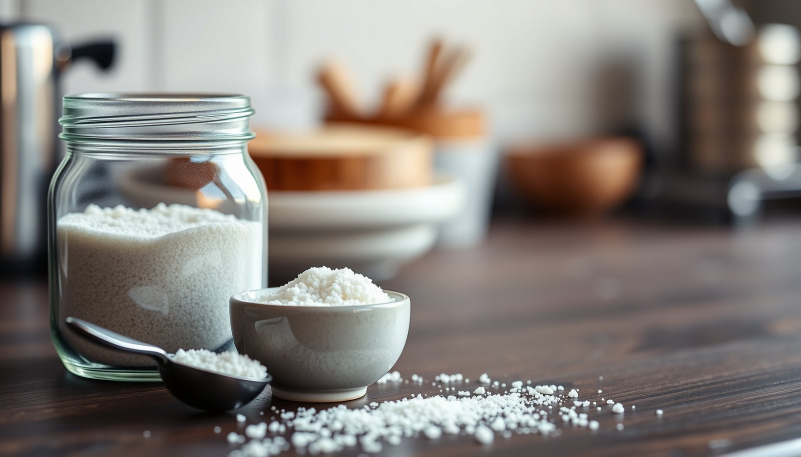 Various alternative sweeteners suitable for diabetics, showcasing healthy options for sugar substitutes.