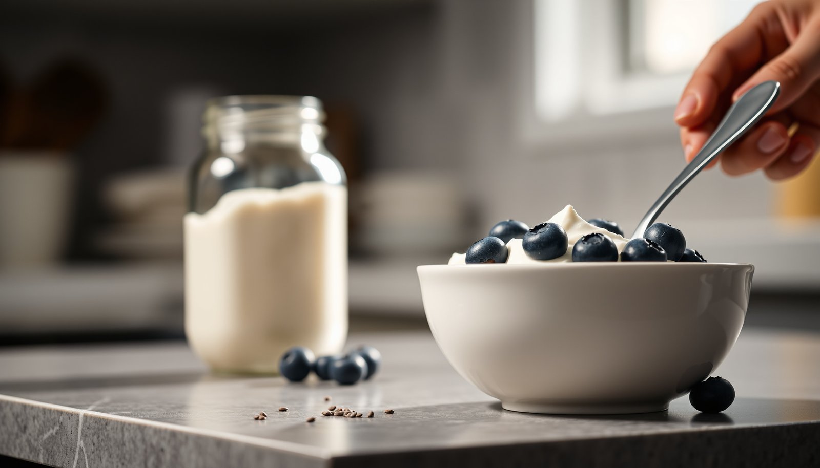 Various yogurt options suitable for individuals with Type 2 diabetes, highlighting healthy choices.