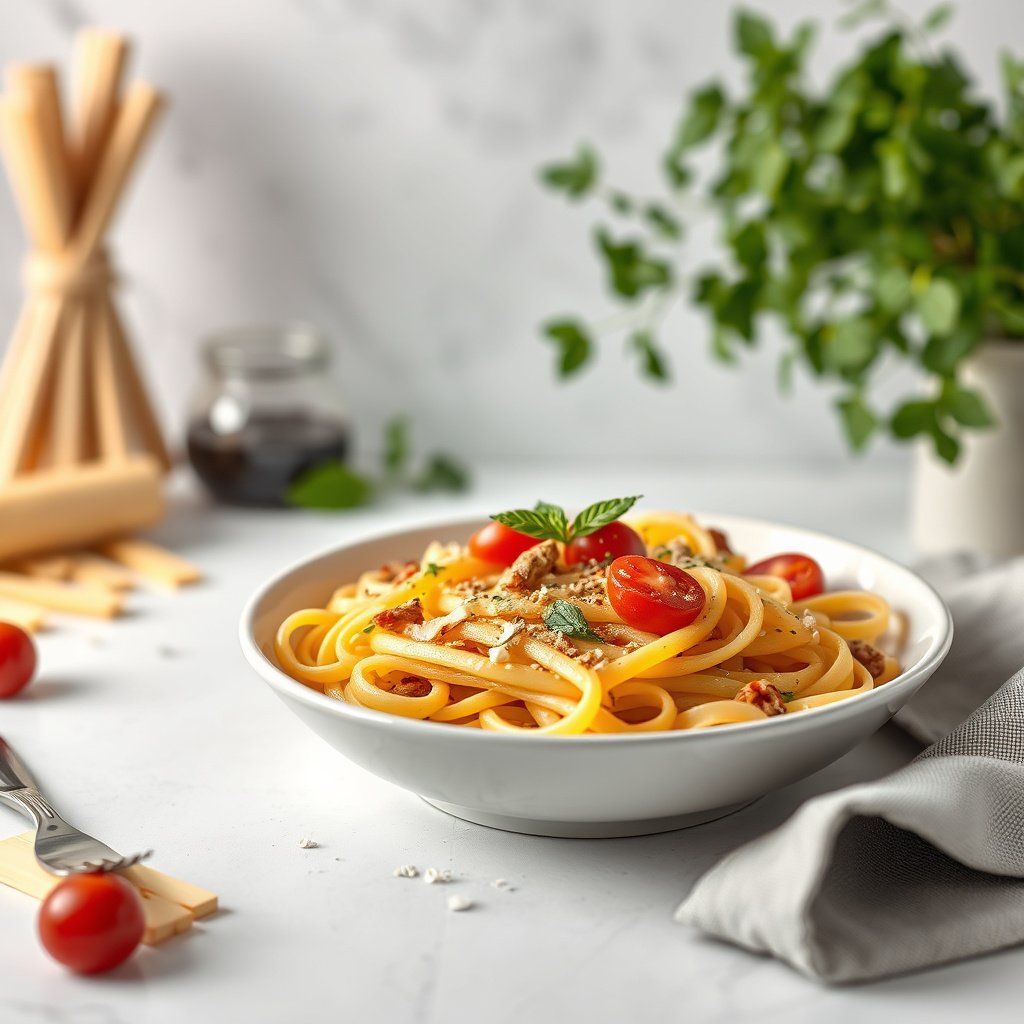 Image illustrating pasta options suitable for type 2 diabetes management.