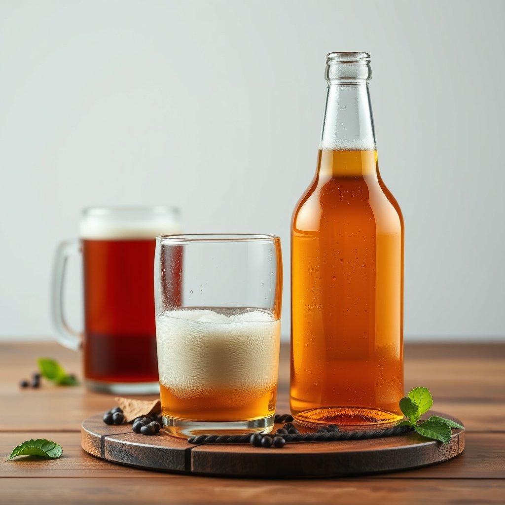 A selection of light beers with low carbs, ideal for diabetics looking for the best options.
