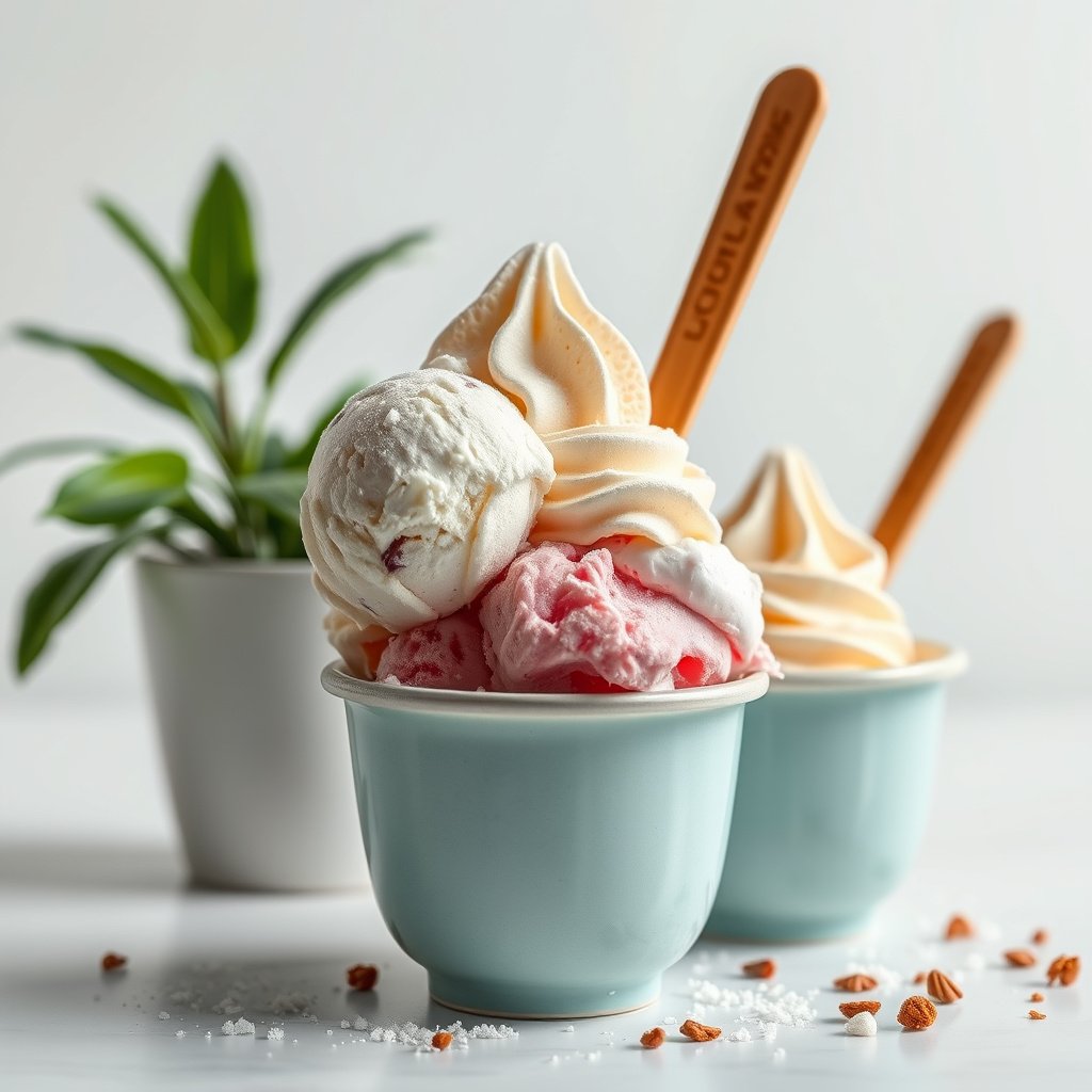 Infographic on how to choose the right low sugar ice cream for diabetics.