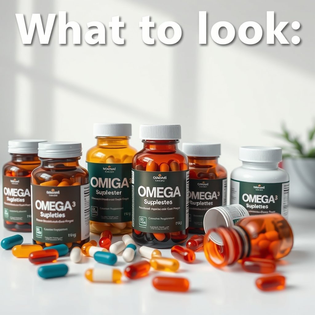Infographic on how to choose the best omega-3 supplements for diabetes management