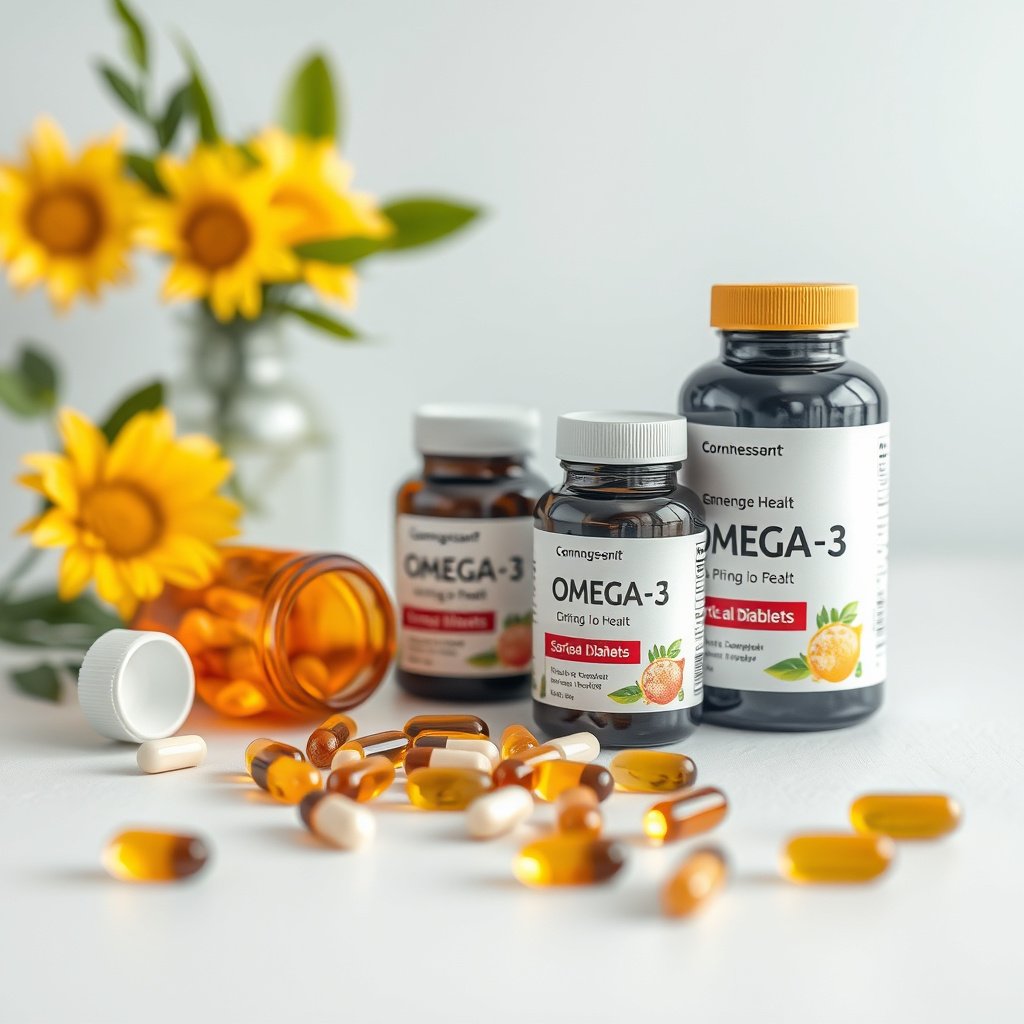 Guide on selecting the best omega-3 supplement for managing diabetes.