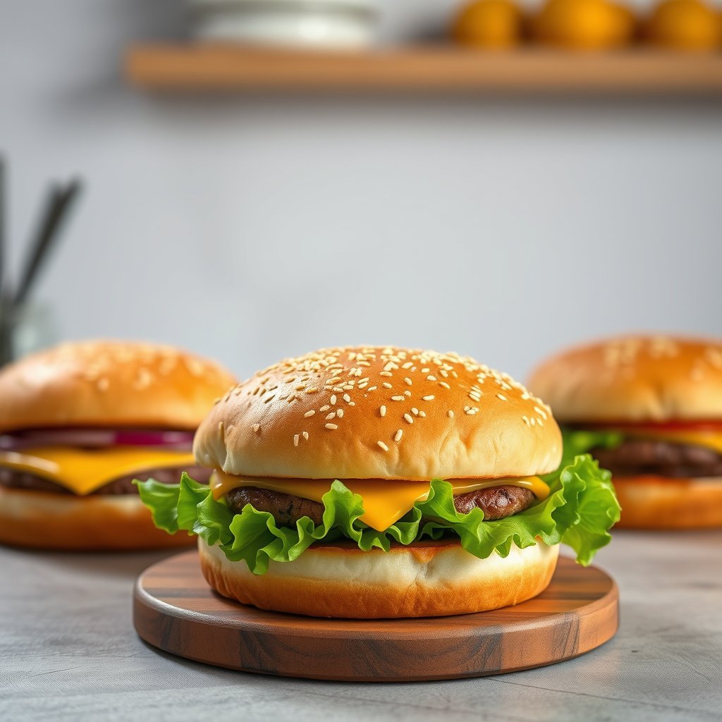 Overview of characteristics that make burger buns suitable for diabetics, focusing on lower-carb and higher-fiber options.