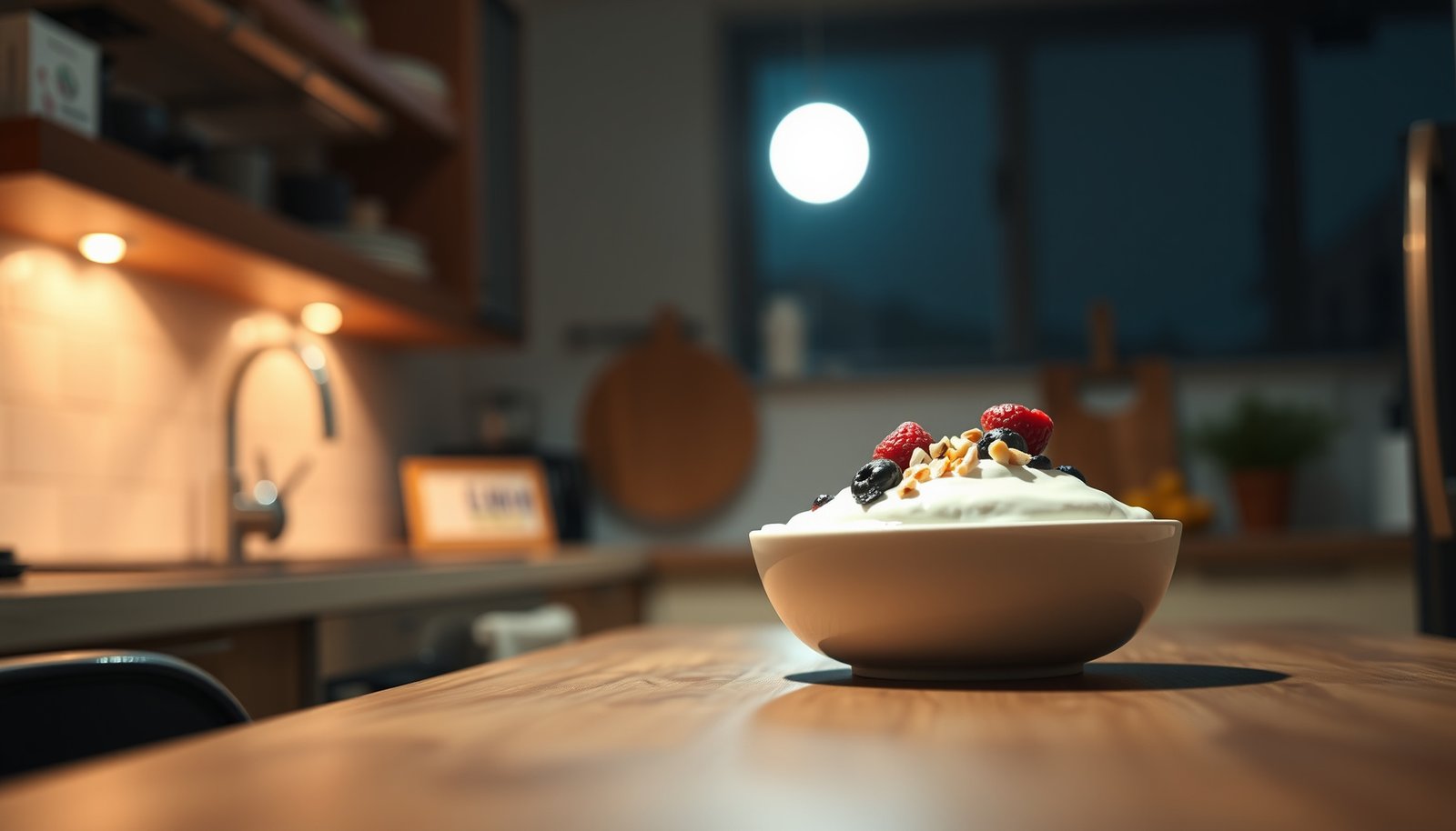 A variety of healthy low-sugar snacks ideal for diabetics at night.