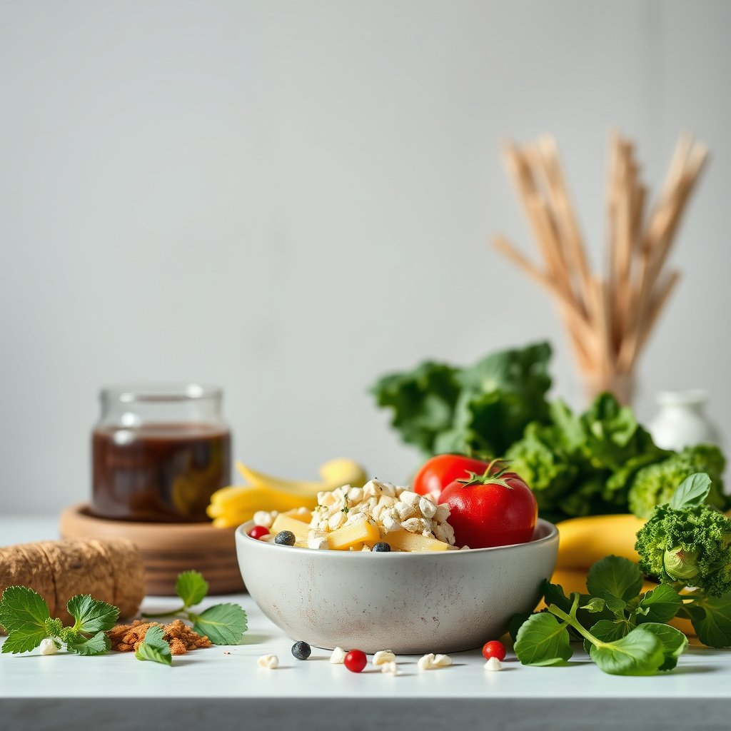 Illustration of key features to look for in the best anti-diabetic foods for blood sugar support